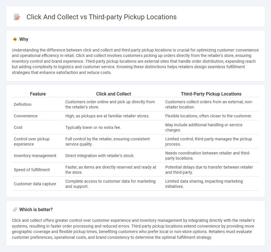Click And Collect vs Third-Party Pickup Locations in Retail
