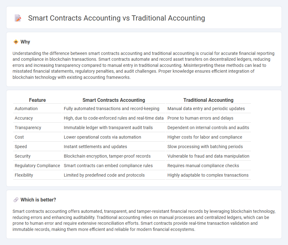 Smart Contracts Accounting vs Traditional Accounting in Accounting