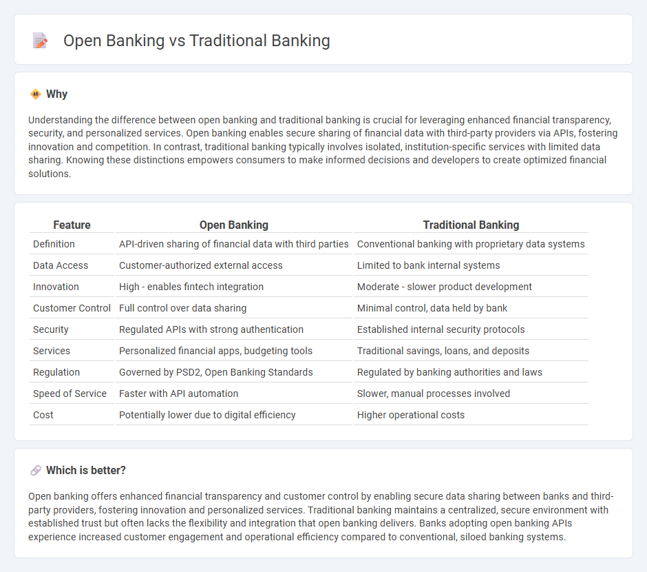 Open Banking vs Traditional Banking in Banking