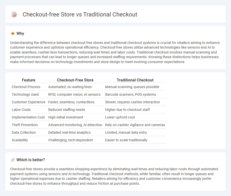 Checkout-Free Store vs Traditional Checkout in Retail