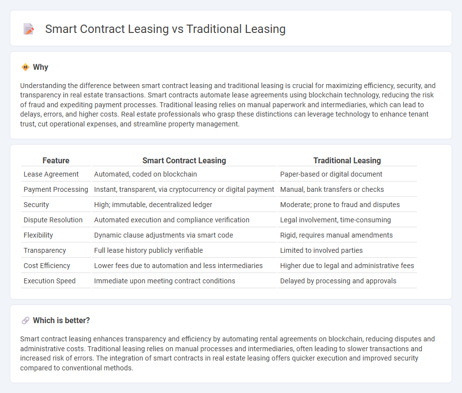 Smart Contract Leasing vs Traditional Leasing in Real Estate