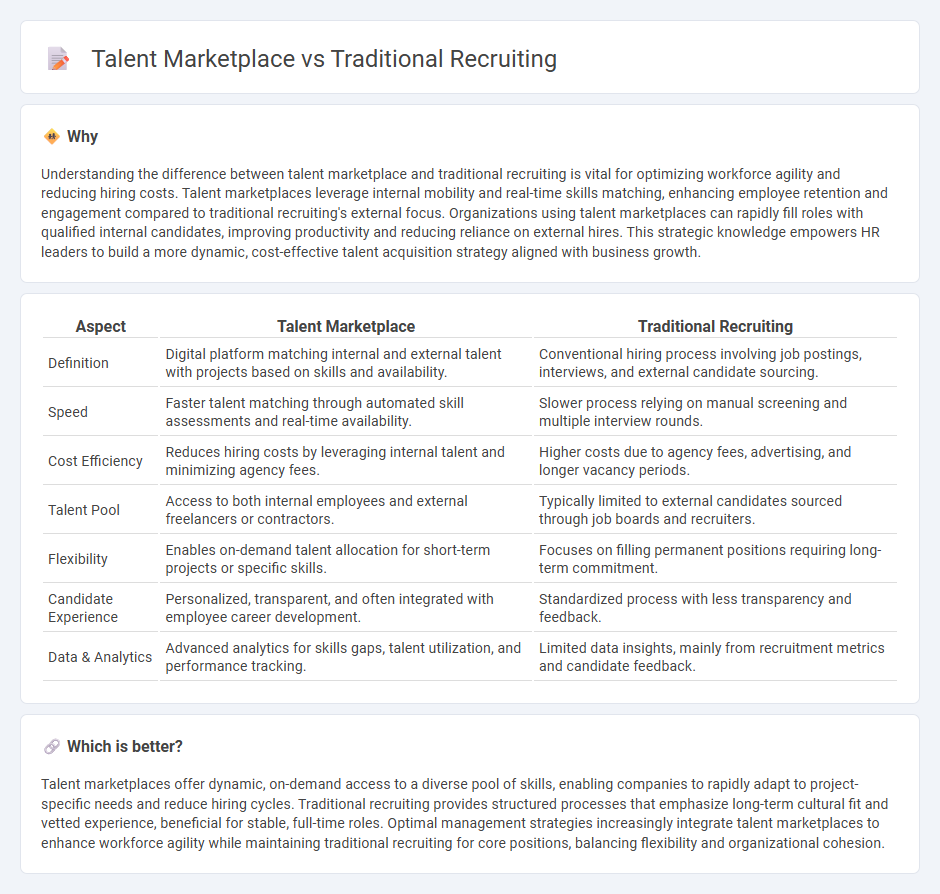 Talent Marketplace vs Traditional Recruiting in Management