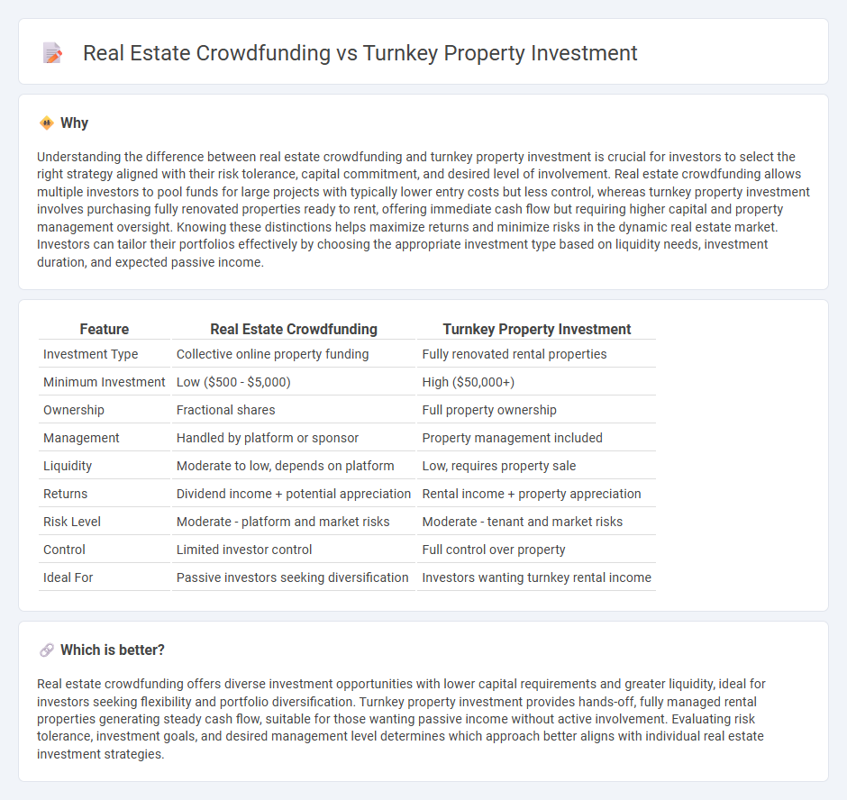 Real Estate Crowdfunding vs Turnkey Property Investment in Real Estate