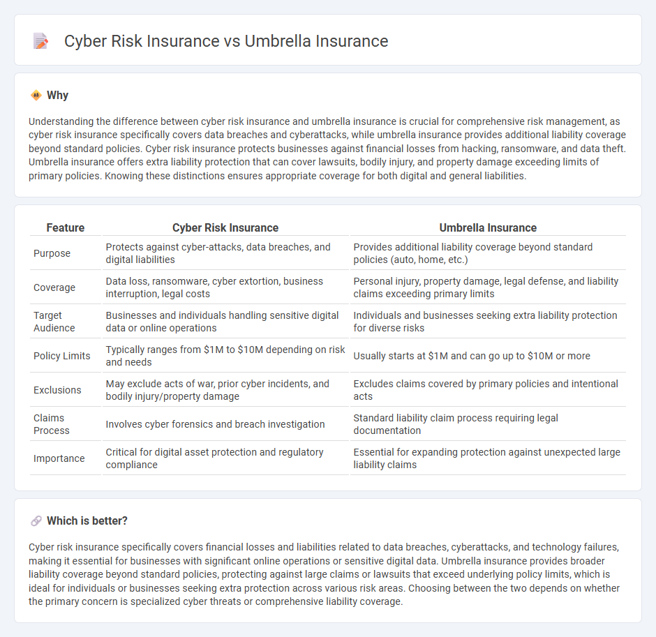 Cyber Risk Insurance vs Umbrella Insurance in Insurance
