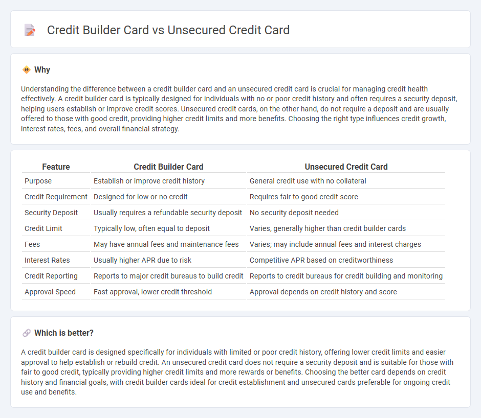 Credit Builder Card vs Unsecured Credit Card in Banking