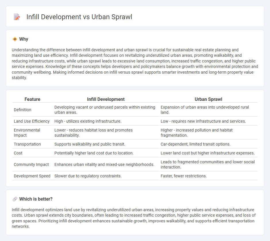 Infill Development vs Urban Sprawl in Real Estate