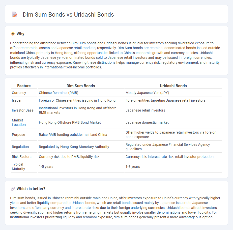 Dim Sum Bonds vs Uridashi Bonds in Finance