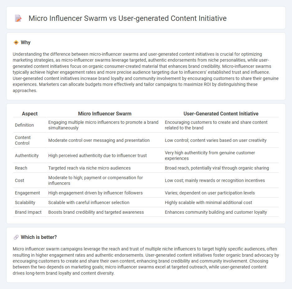 Micro Influencer Swarm vs User-Generated Content Initiative in Marketing
