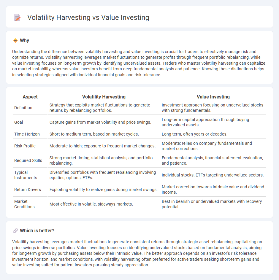 Volatility Harvesting vs Value Investing in Trading