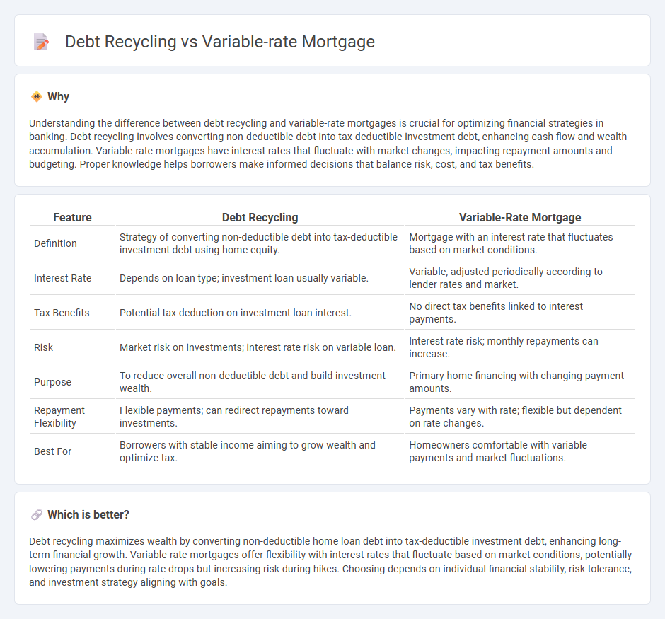 Debt Recycling vs Variable-Rate Mortgage in Banking