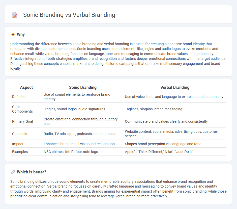 Sonic Branding vs Verbal Branding in Marketing