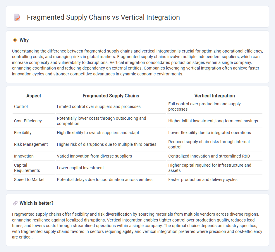 Fragmented Supply Chains vs Vertical Integration in Economy