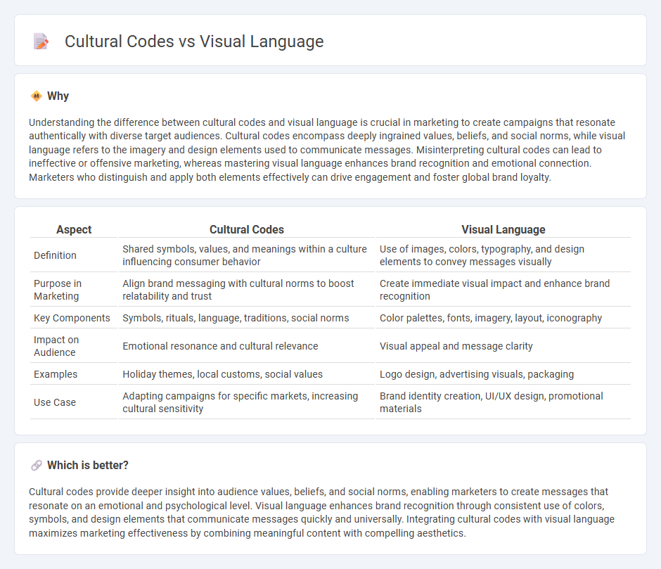 Cultural Codes vs Visual Language in Marketing