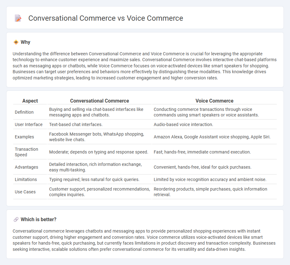 Conversational Commerce vs Voice Commerce in Commerce
