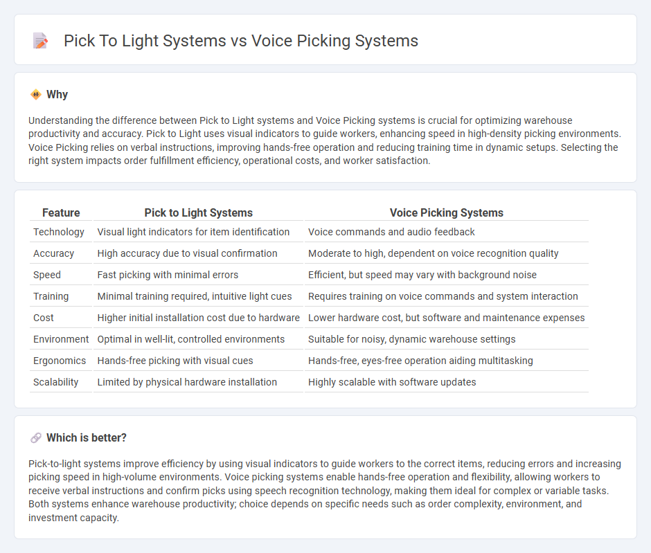 Pick To Light Systems vs Voice Picking Systems in Logistics