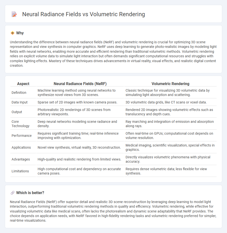 Neural Radiance Fields vs Volumetric Rendering in Technology
