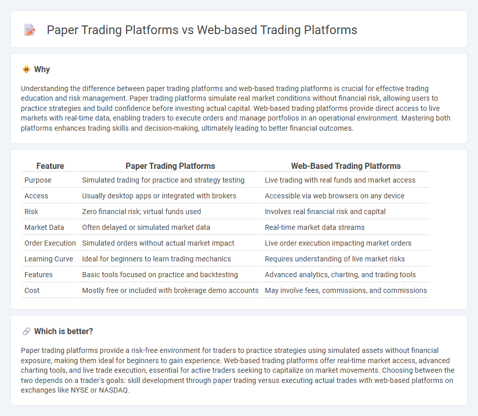 Paper Trading Platforms vs Web-Based Trading Platforms in Trading