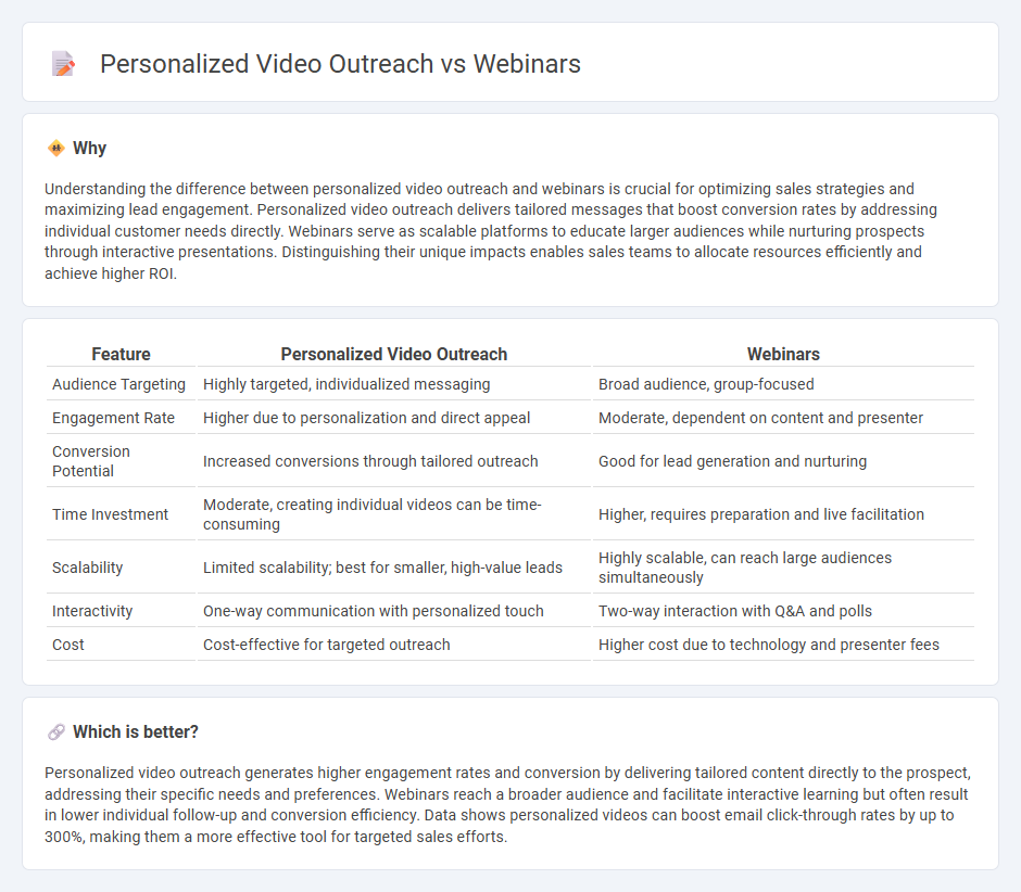 Personalized Video Outreach vs Webinars in Sales