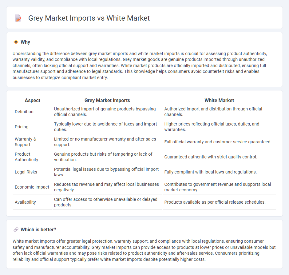 Grey Market Imports vs White Market in Economy