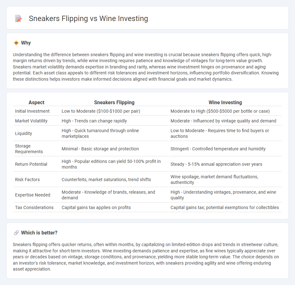 Sneakers Flipping vs Wine Investing in Investment
