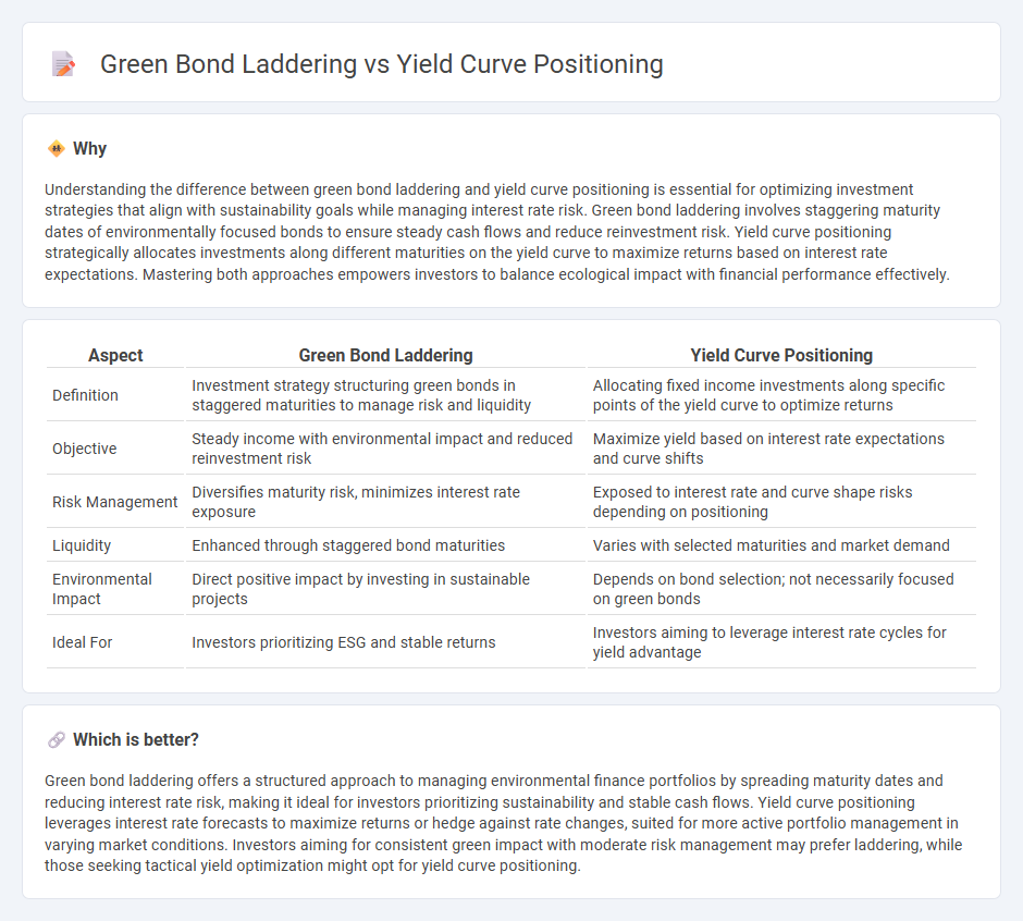 Green Bond Laddering vs Yield Curve Positioning in Finance