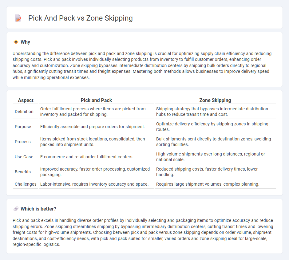 Pick And Pack vs Zone Skipping in Logistics