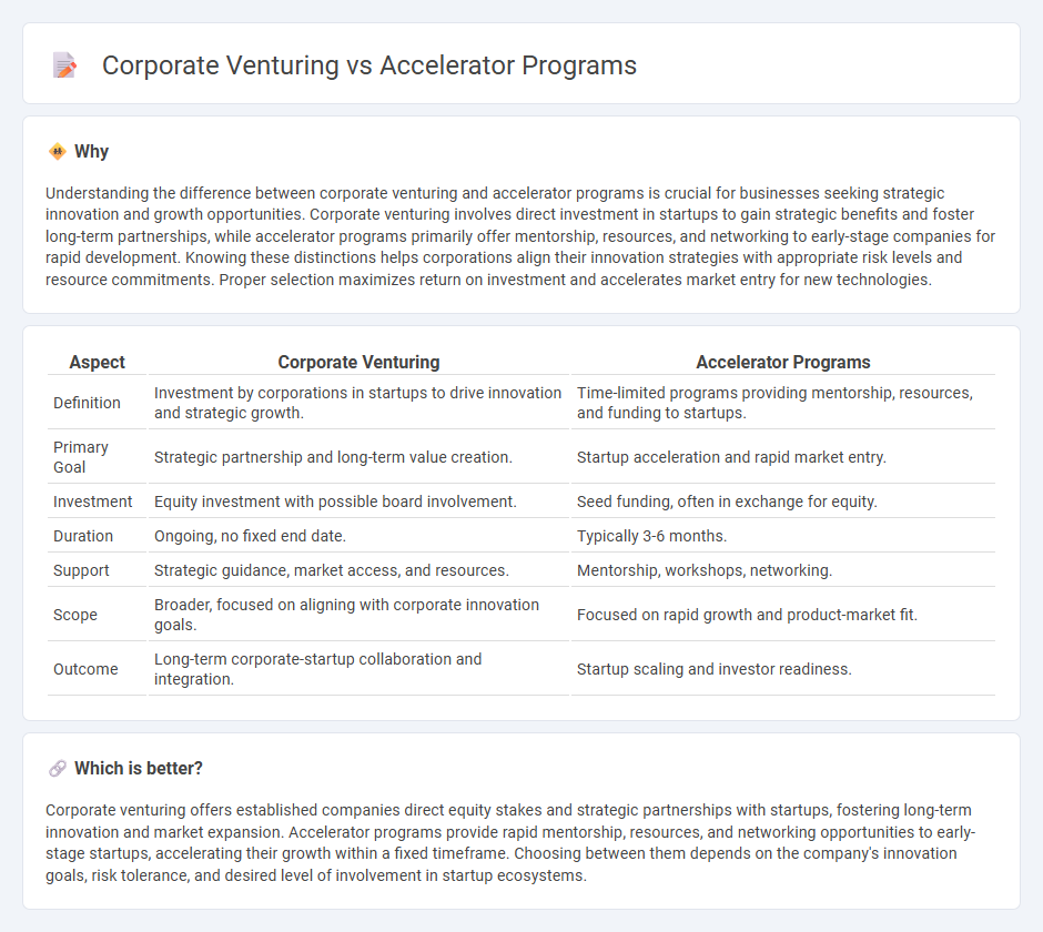 Corporate Venturing vs Accelerator Programs in Consulting