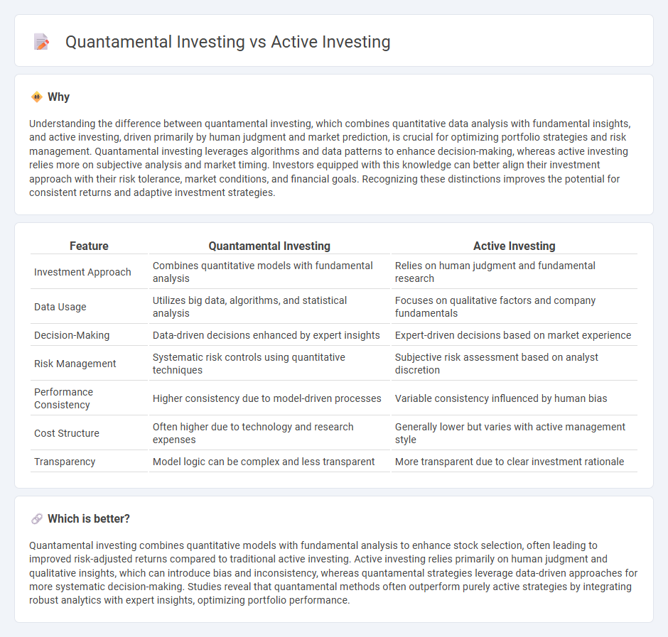 Quantamental Investing vs Active Investing in Finance