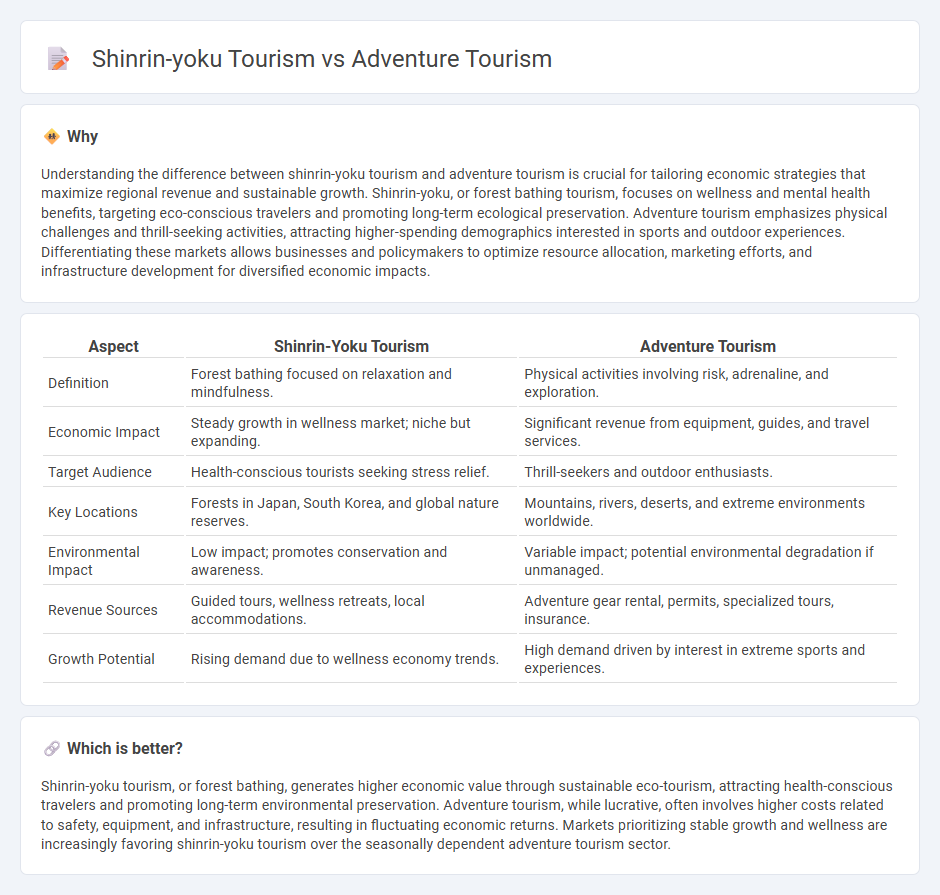 Shinrin-Yoku Tourism vs Adventure Tourism in Economy
