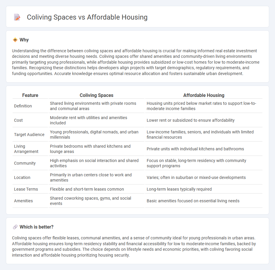 Coliving Spaces vs Affordable Housing in Real Estate