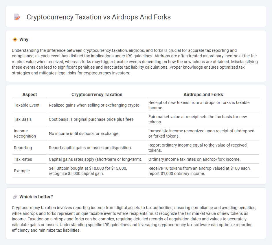 Cryptocurrency Taxation vs Airdrops And Forks in Accounting