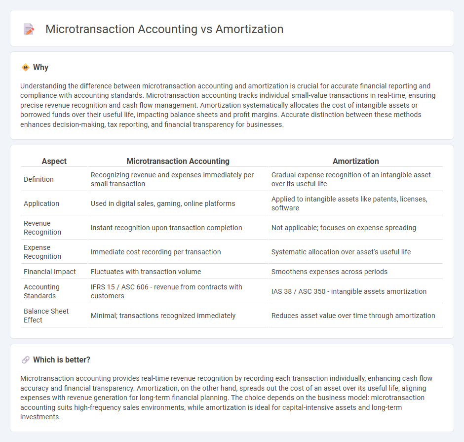 Microtransaction Accounting vs Amortization in Accounting