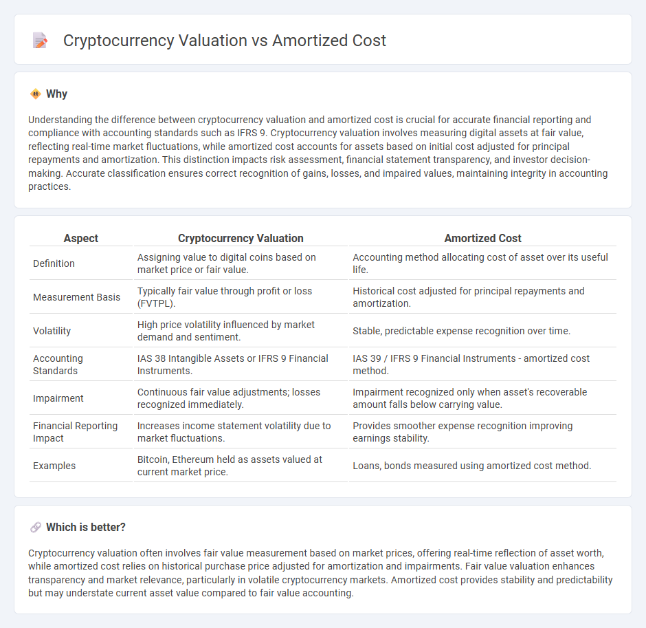 Cryptocurrency Valuation vs Amortized Cost in Accounting
