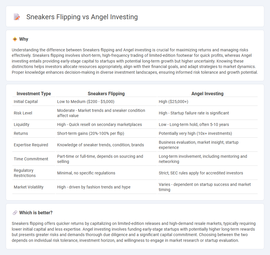 Sneakers Flipping vs Angel Investing in Investment