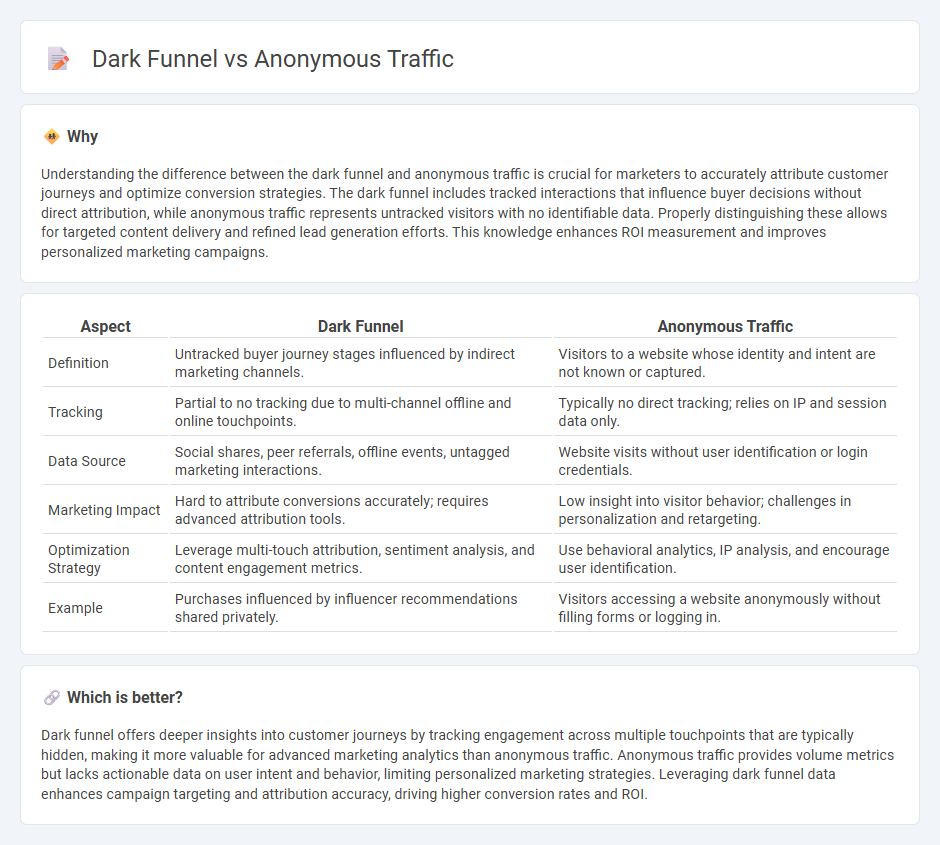 Dark Funnel vs Anonymous Traffic in Marketing