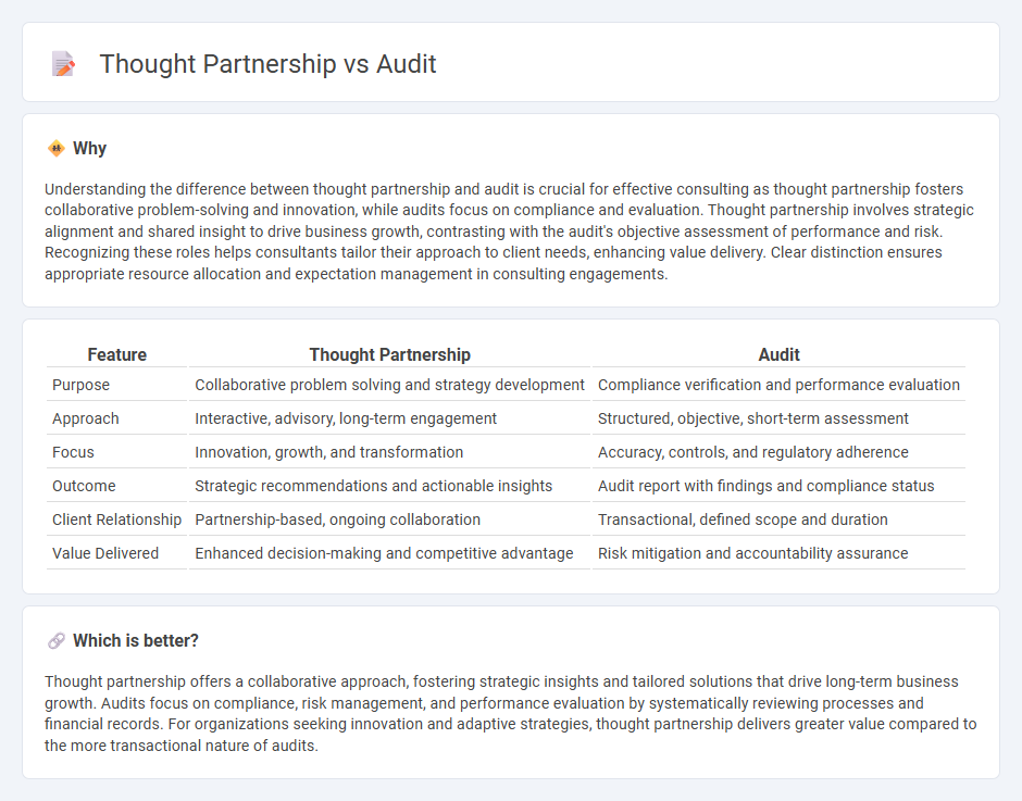 Thought Partnership vs Audit in Consulting