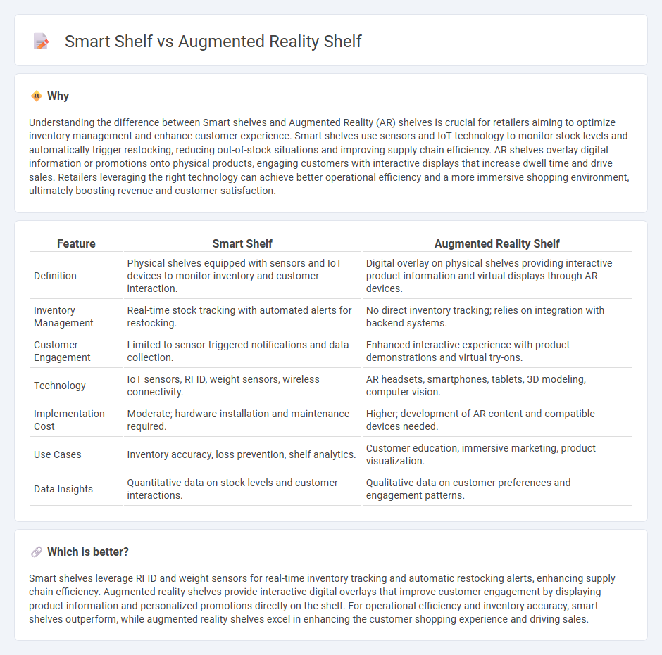 Smart Shelf vs Augmented Reality Shelf in Retail