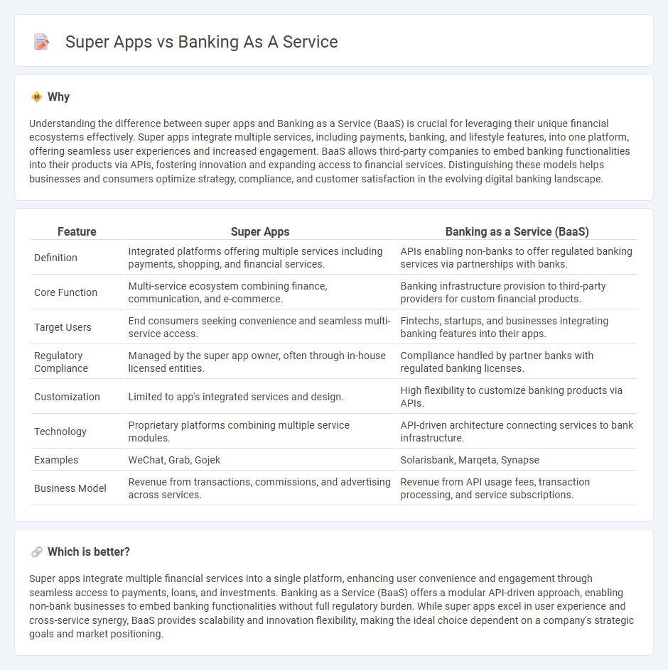 Super Apps vs Banking As A Service in Banking