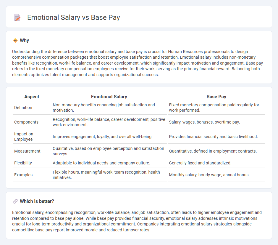 Emotional Salary vs Base Pay in Human Resources