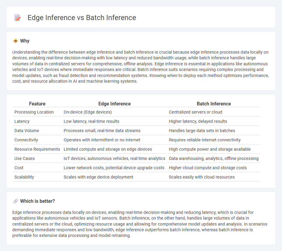 Edge Inference vs Batch Inference in Technology