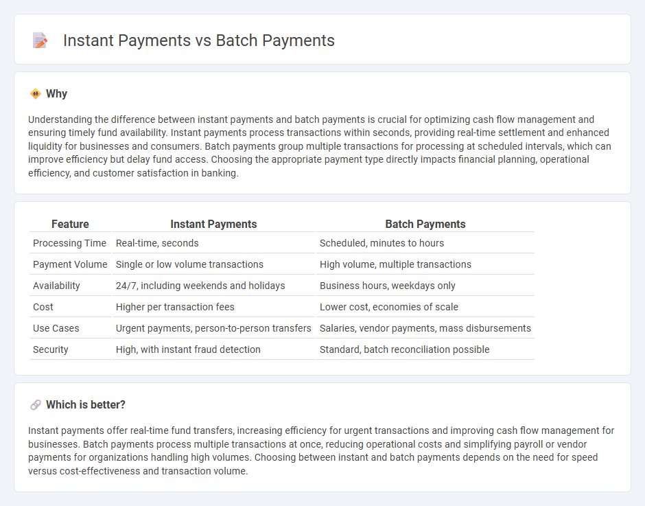 Instant Payments vs Batch Payments in Banking