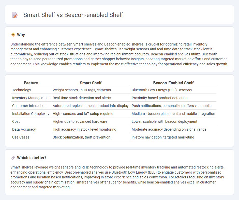 Smart Shelf vs Beacon-Enabled Shelf in Retail