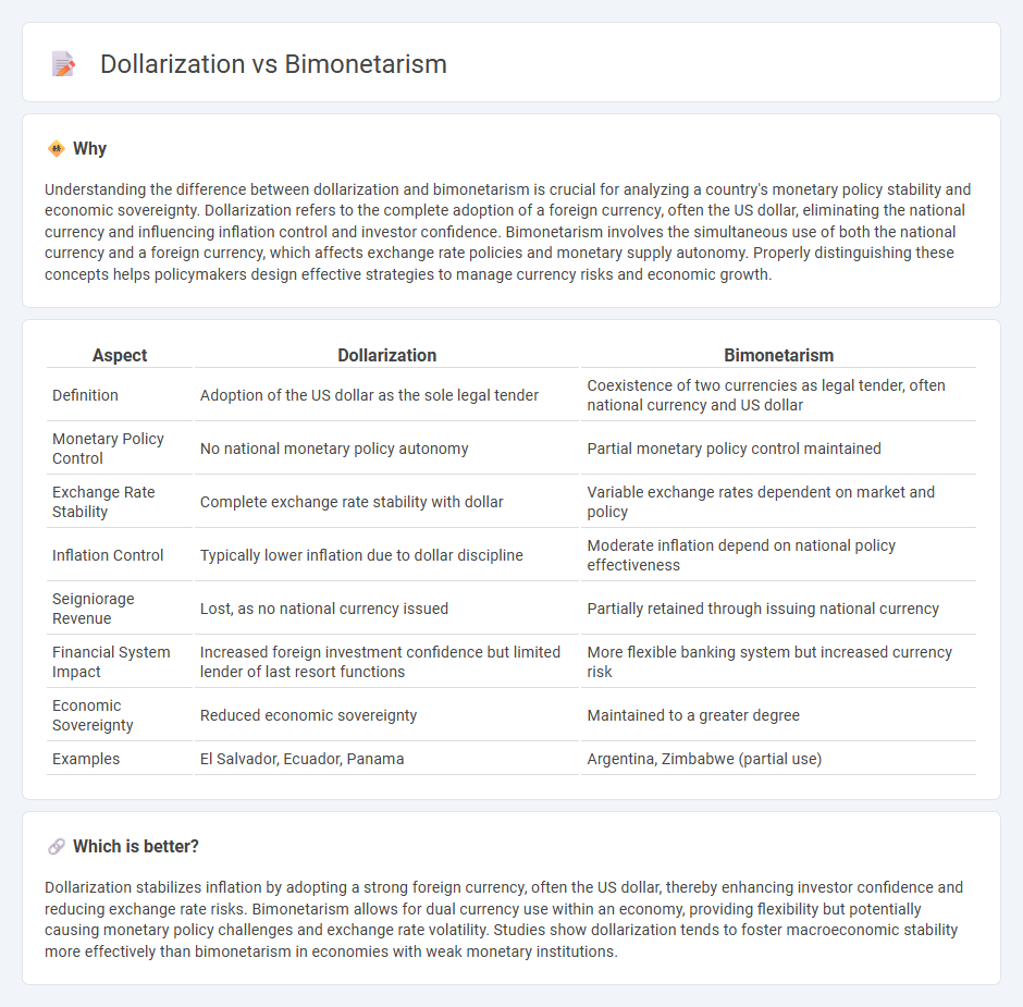 Dollarization vs Bimonetarism in Economy