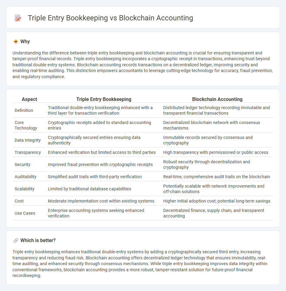 Triple Entry Bookkeeping vs Blockchain Accounting in Accounting