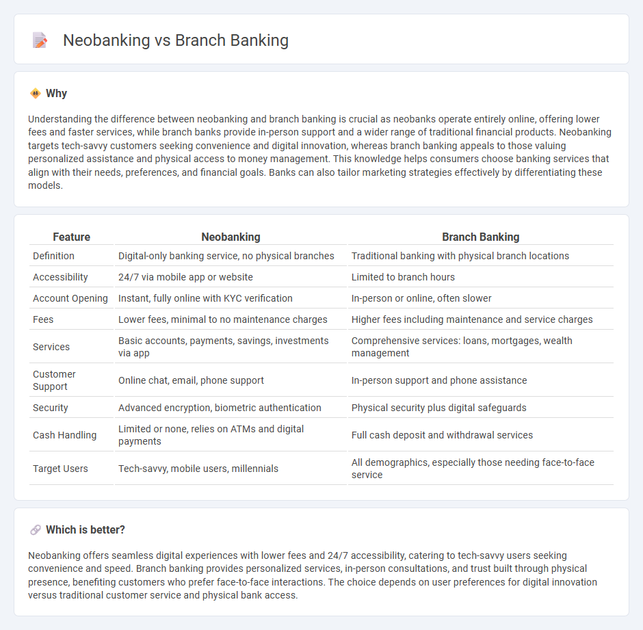 Neobanking vs Branch Banking in Banking