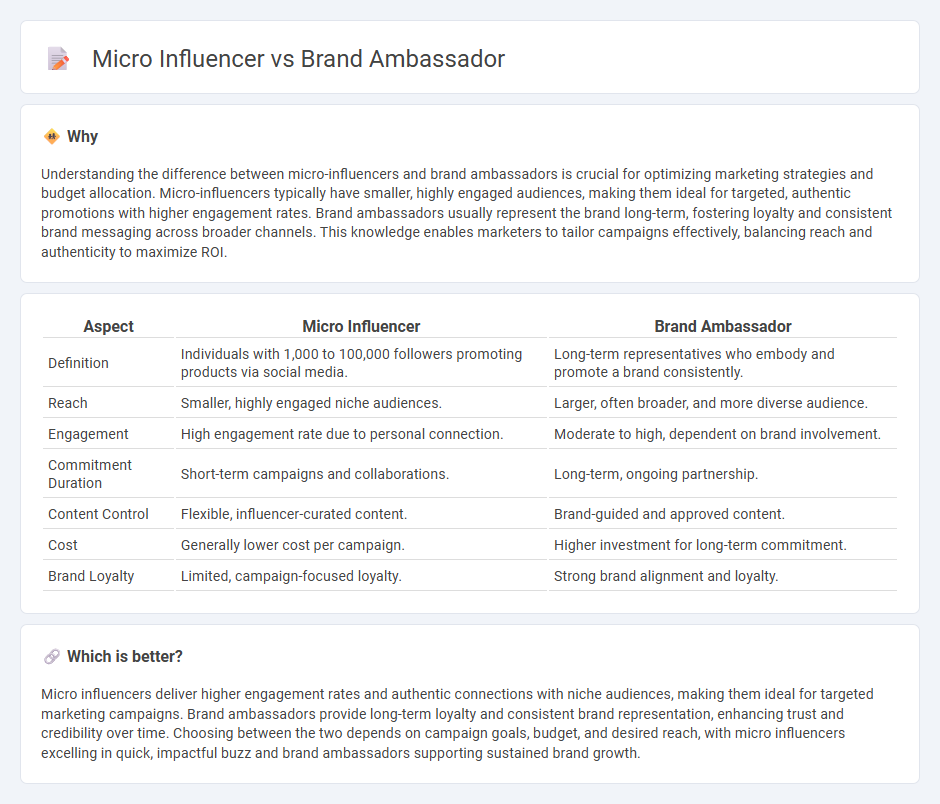 Micro Influencer vs Brand Ambassador in Marketing