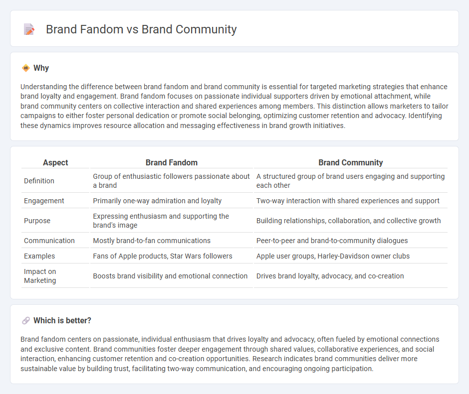 Brand Fandom vs Brand Community in Marketing