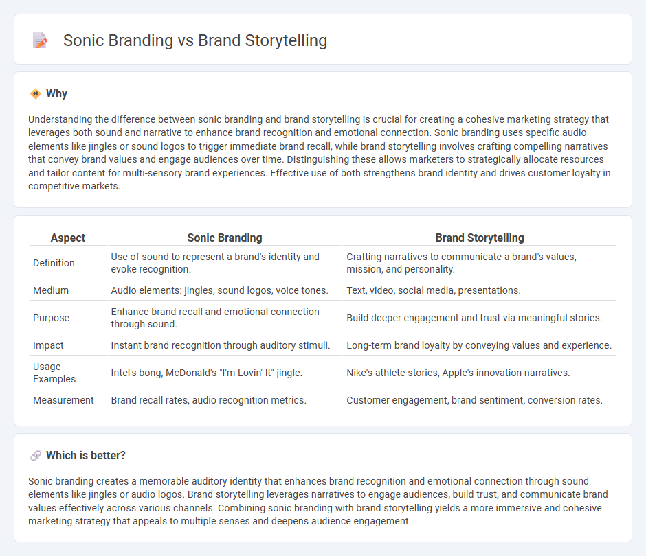 Sonic Branding vs Brand Storytelling in Marketing