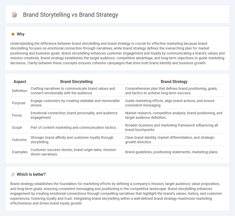 Brand Storytelling vs Brand Strategy in Marketing