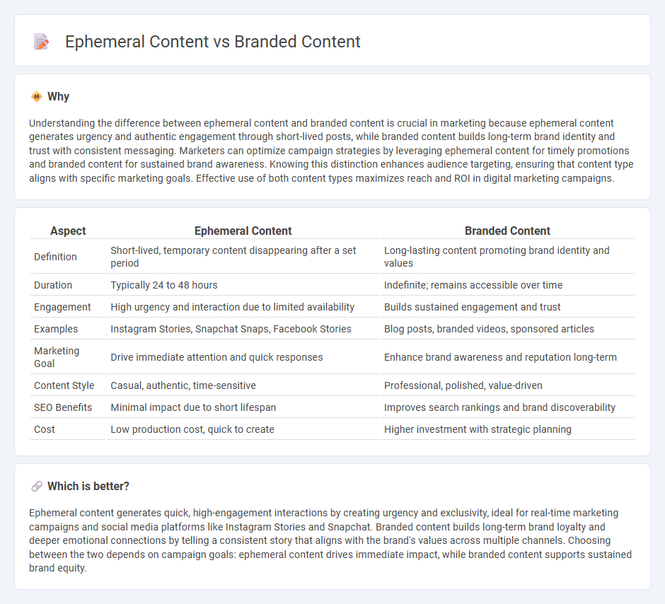 Ephemeral Content vs Branded Content in Marketing
